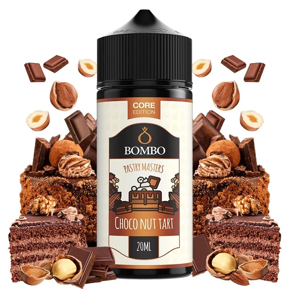 Bombo Pastry Masters Choco Nut Tart Core Edition 20ml/120ml 1 Bombo Pastry Masters Choco Nut Tart Core Edition 20ml/120ml