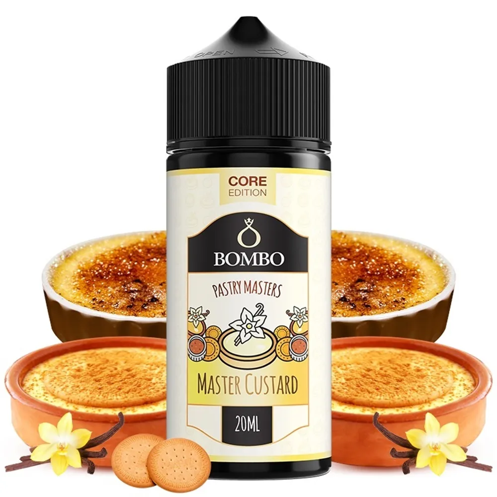 Bombo Pastry Masters Master Custard Core Edition 20ml/120ml 1 Bombo Pastry Masters Master Custard Core Edition 20ml/120ml