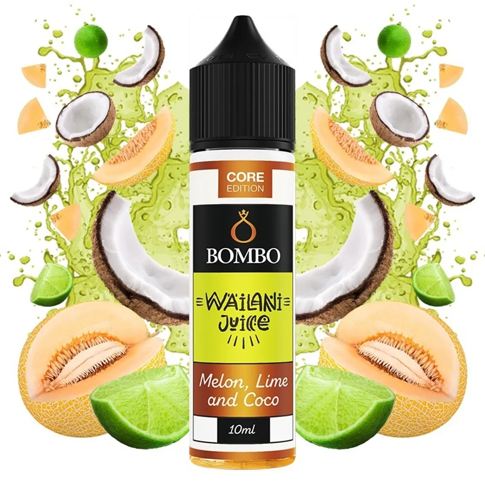 Bombo Wailani Juice Melon Lime and Coco Core Edition 10ml / 60ml 1 Bombo Wailani Juice Melon Lime and Coco Core Edition 10ml / 60ml