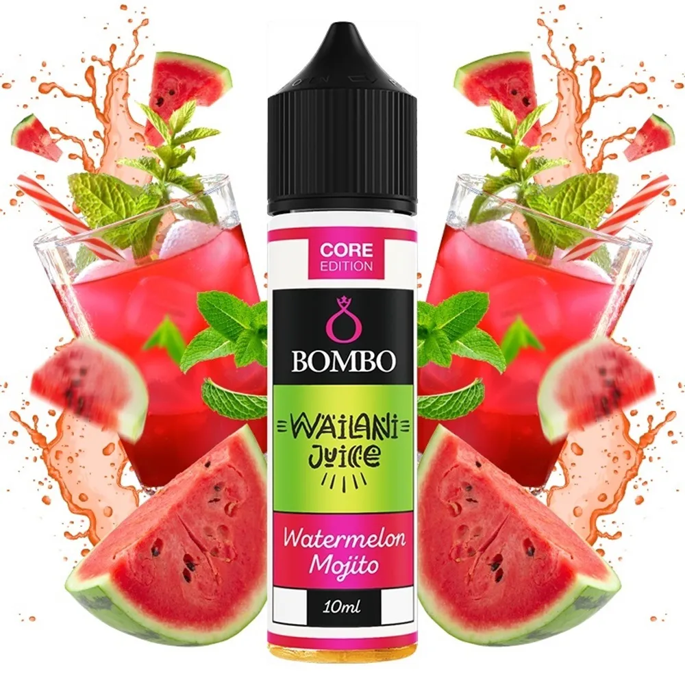 Bombo Wailani Juice Watermelon Mojito Core Edition 10ml / 60ml 1 Bombo Wailani Juice Watermelon Mojito Core Edition 10ml / 60ml