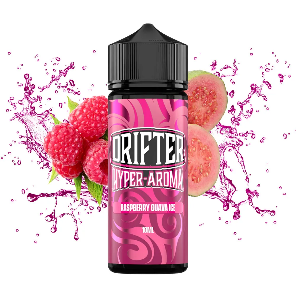 Drifter Hyper Raspberry Guava Ice 10ml/120ml 1 Drifter Hyper Raspberry Guava Ice 10ml/120ml