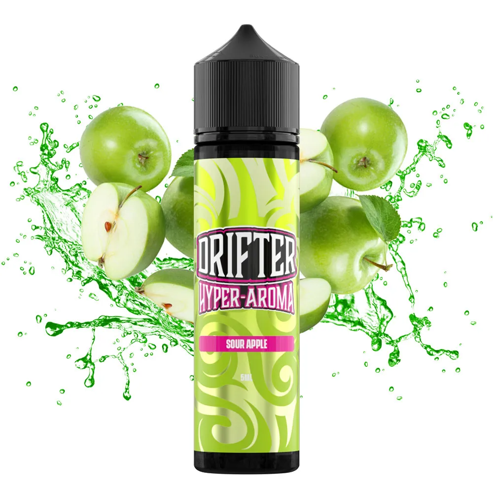 Drifter Hyper Sour Apple 5ml / 60ml 1 Drifter Hyper Sour Apple 5ml / 60ml