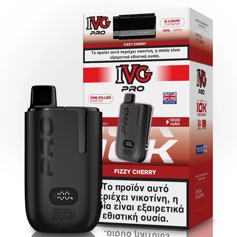 IVG Pro Kit Fizzy Cherry 20mg 2ml+10ml (10.000 puffs) 1 IVG Pro Kit Fizzy Cherry 20mg 2ml+10ml (10.000 puffs)