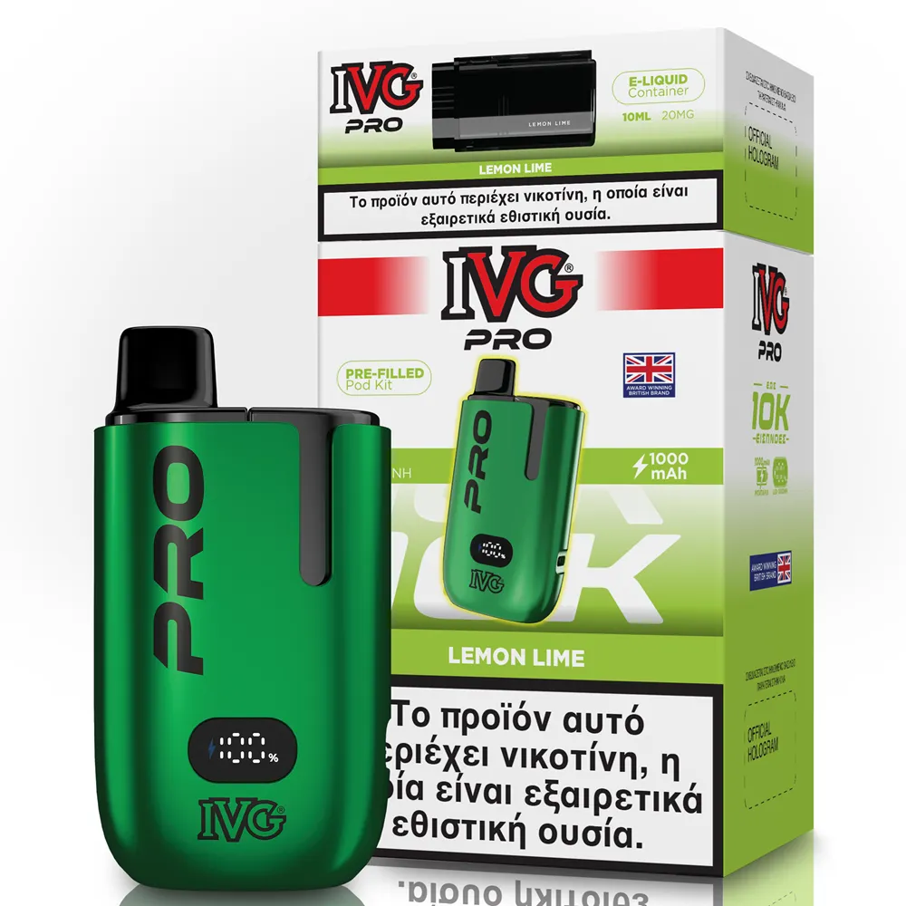 IVG Pro Kit Lemon Lime 20mg 2ml+10ml (10.000 puffs) 1 IVG Pro Kit Lemon Lime 20mg 2ml+10ml (10.000 puffs)