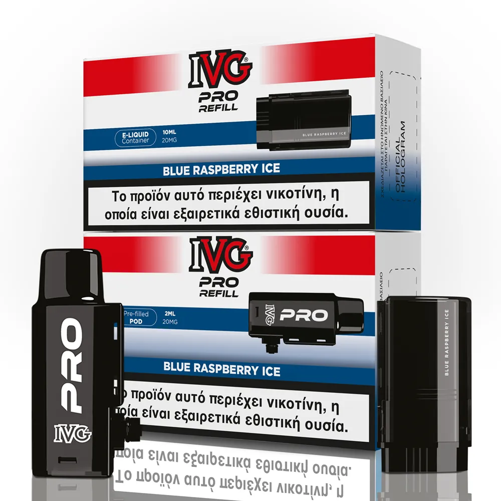 IVG Pro Refill Blue Raspberry Ice 20mg 2ml+10ml 1 IVG Pro Refill Blue Raspberry Ice 20mg 2ml+10ml