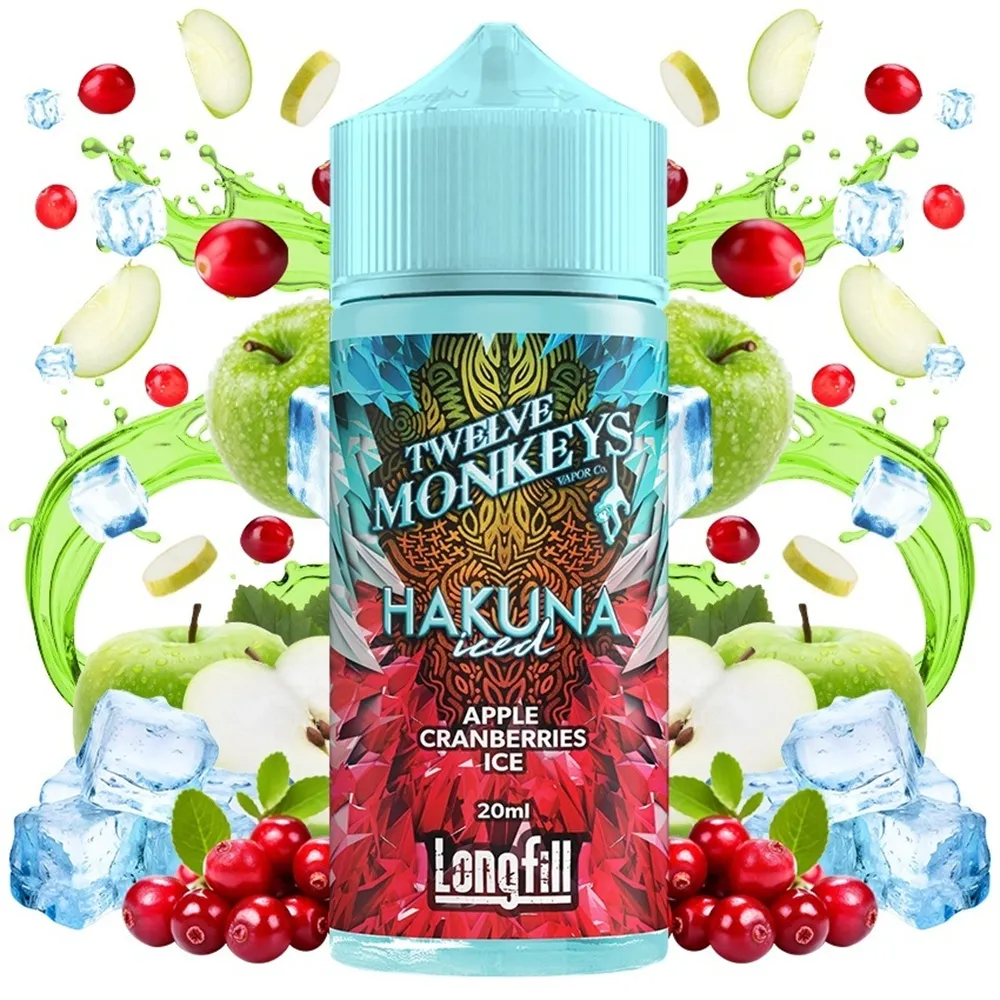 Twelve Monkeys Classic Hakuna Iced 20ml/120ml 1 Twelve Monkeys Classic Hakuna Iced 20ml/120ml